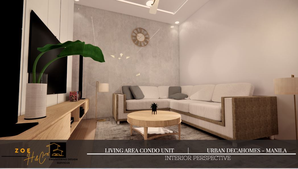 Living Area Condo Unit Manila